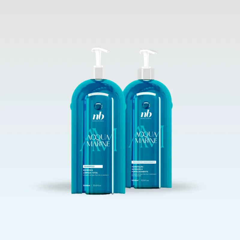 Shampoo e Máscara Acqua Marine NB Professional